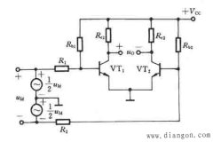差分放大电路常见的形式