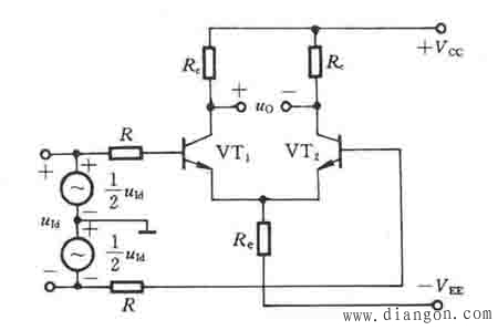 差分放大电路常见的形式