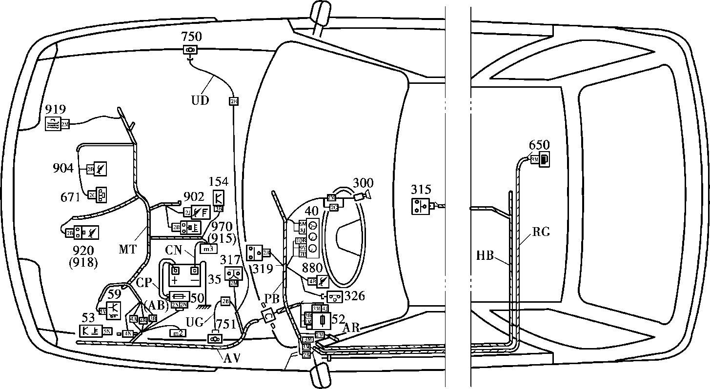 汽车电路图的表达方式