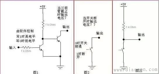 三极管集电极开路输出结构图解