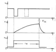 用555定时器接成的单稳态触发器