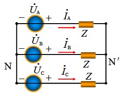 在三相电路的Y—Y形联接中如何用节点电压法证明电压源和负载的中性点电压相等