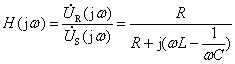 RLC串联电路的频率响应 RLC串联电路的频率响应