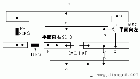 简单电子报警器设计与制作方法图解