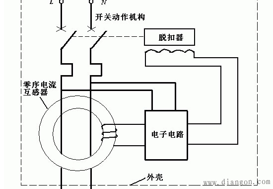 漏电保护插头原理图解 漏电保护插头原理图解