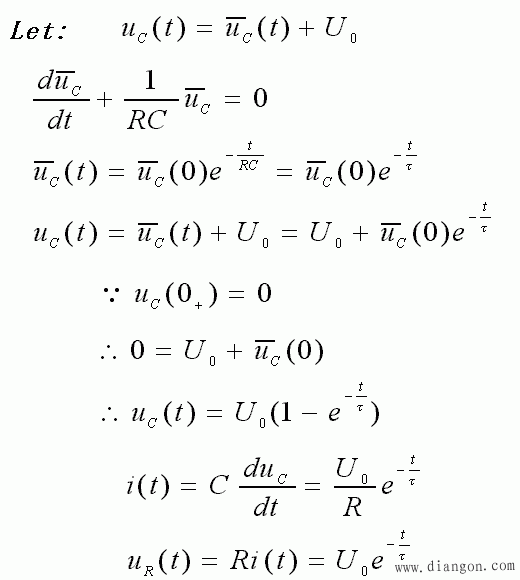 一阶电路的零状态响应
