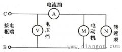 用转速表配合万用表测直流伺服电动机是否退磁