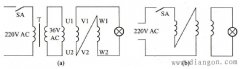 用灯泡检查法判断三相电动机绕组头尾端方法