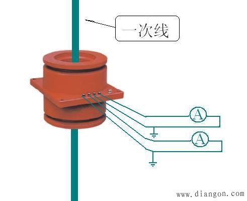 如何将电流表接在电流互感器上?