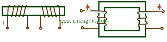 两互感线圈之间的耦合系数和同名端