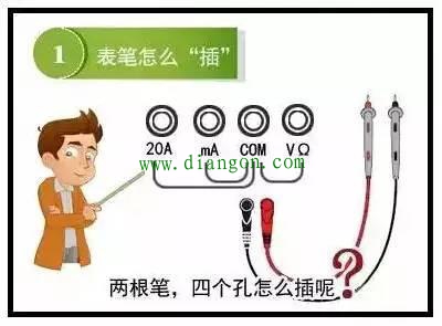 数字万用表的基本使用方法图解 数字万用表的基本使用方法图解