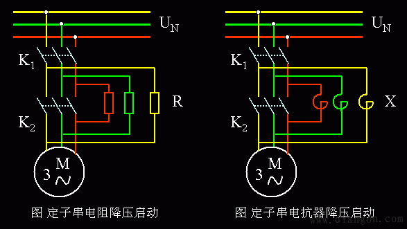 鼠笼式异步电动机降压启动