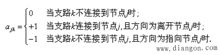 关联矩阵与节点电流定律