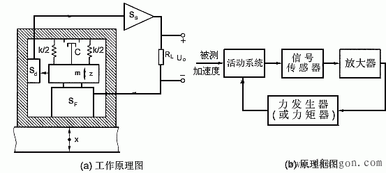 伺服式加速度测量