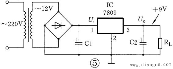 集成稳压器LM7805-LM317的识别与检测方法图解 集成稳压器LM7805-LM317的识别与检测方法图解