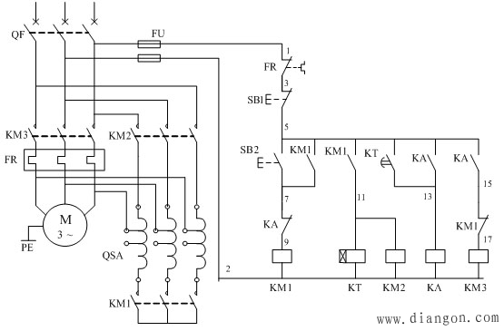常用电机控制电路图_电动机控制电路精选_常用电机控制电路图集