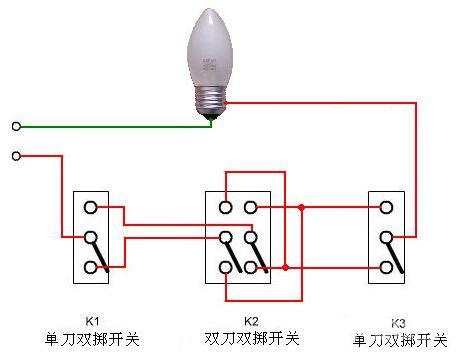 三联开关接线图_三联开关实物接线图 三联开关接线图_三联开关实物接线图