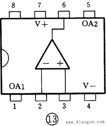 集成运算放大器LM324-NE5532的识别与检测方法图解