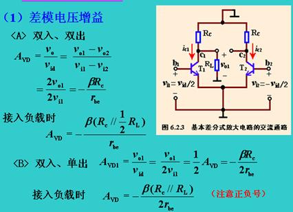 基本差分式放大电路 基本差分式放大电路