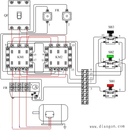 接触器实物接线图_380V220v交流接触器接线图_交流接触器接线图解 接触器实物接线图_380V220v交流接触器接线图_交流接触器接线图解