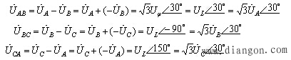 三相电源的连接法