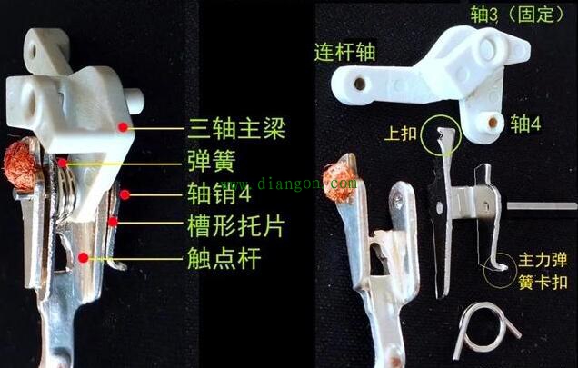 小型断路器机械结构灭弧系统及工作原理详解