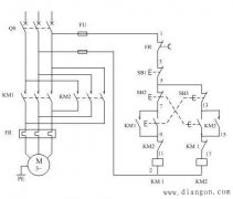 电动机正反转互锁原理和控制原理图