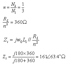 全耦合变压器电路分析