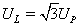 三相负载星形联接的对称三相电路