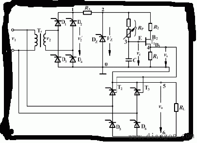 带有放大环节的单结晶体管触发电路