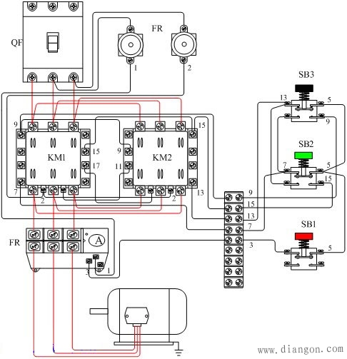 交流接触器接线图在电动机控制中的应用实例
