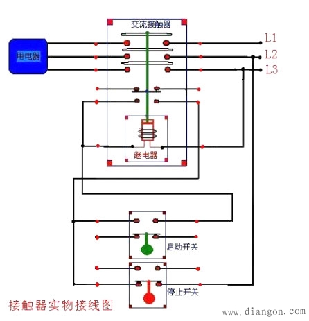 交流接触器接线图在电动机控制中的应用实例