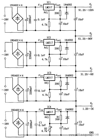 lm317引脚功能图_lm317稳压电路_lm317中文资料