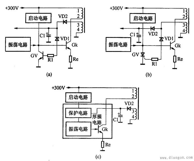 彩电开关电源系统初级常见保护电路