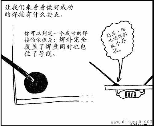 电烙铁的焊接方法图解