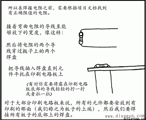 电烙铁的焊接方法图解