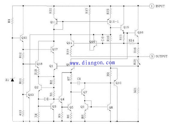 7805内部电路原理图