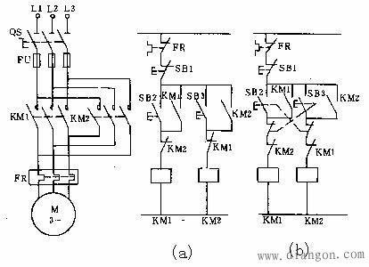 交流接触器自锁互锁电路图及作用