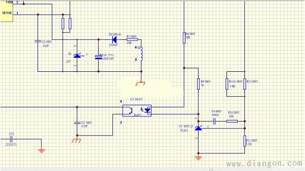 光耦电路中串联与并联电阻作用