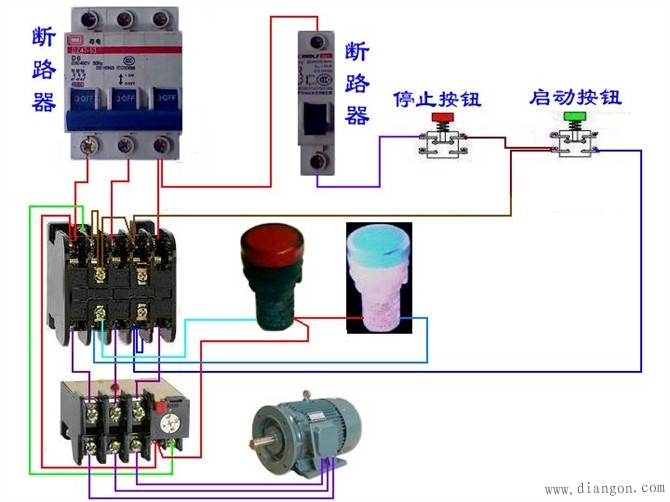 三相异步电动机控制电路图_电动机控制电路精选