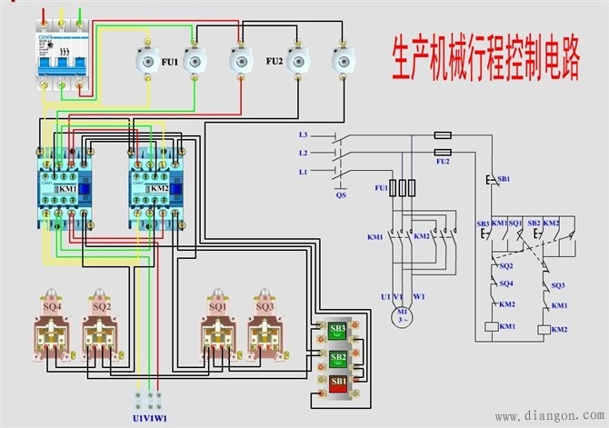 三相异步电动机控制电路图_电动机控制电路精选