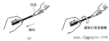 元器件引脚与导线线头的处理