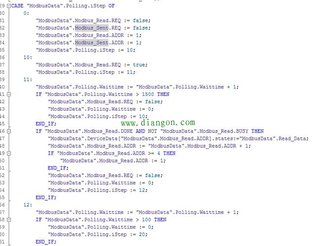 西门子PLC的“ModbusRTU通讯”和“轮询”