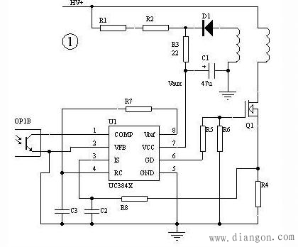 uc3842开关电源电路图