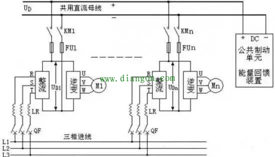 变频器内部主电路简单分析 变频器内部主电路简单分析