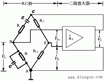 RC桥式振荡器电路原理