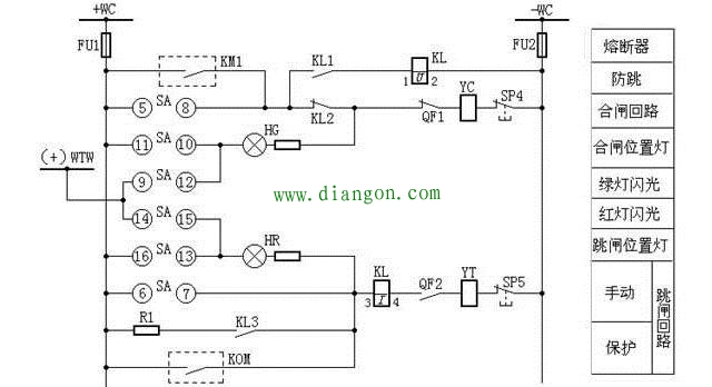 电工必须知道的30个高压电气二次回路图