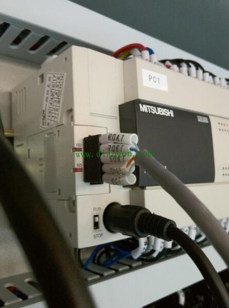 三菱FX3U PLC与三菱变频器多从站通信