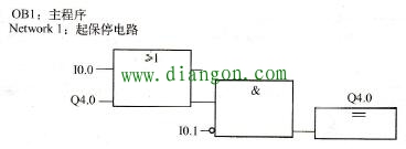 西门子plc功能块图程序示例