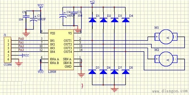大功率直流电机H桥驱动电路设计方案